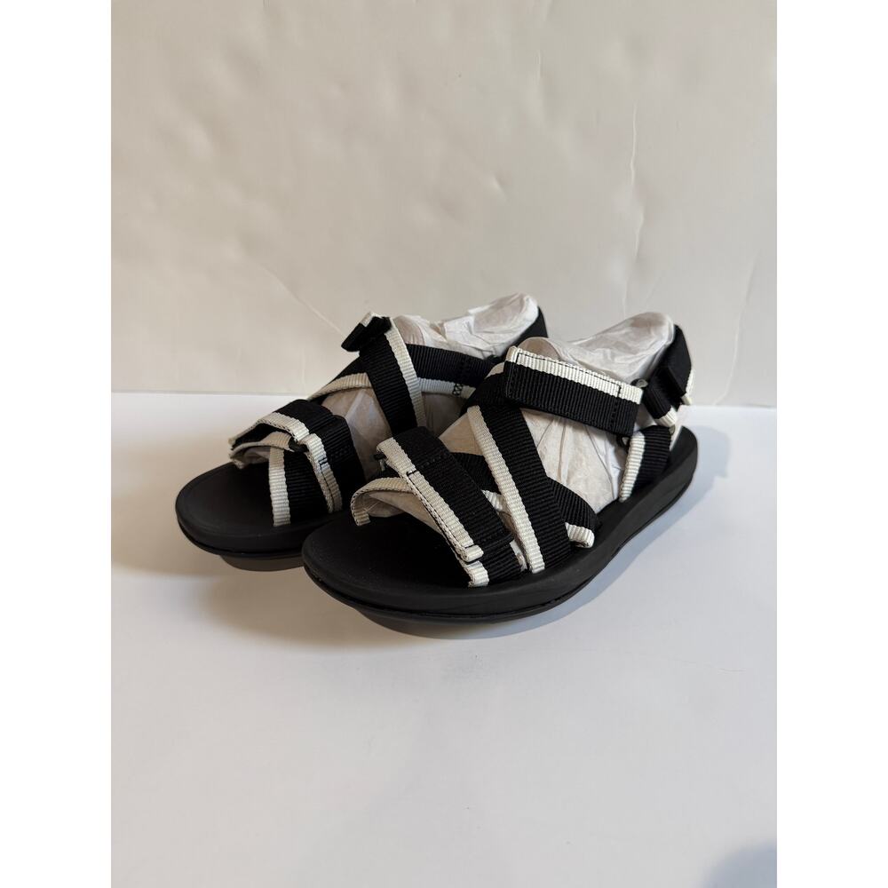 Camper Match Strap Womens Sandals Black White Summer Size 38 US 7.5 NEW in BOX - Picture 2 of 8
